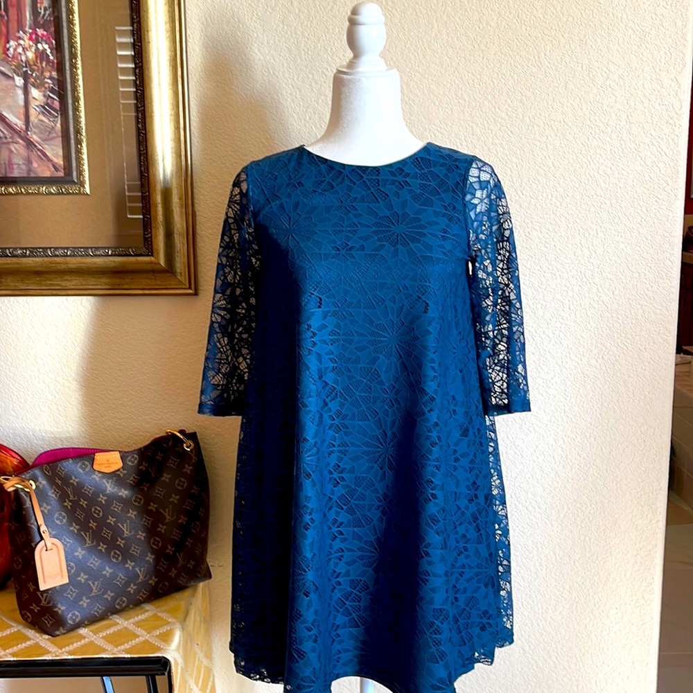 ASOS Teal Lace Dress